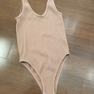 Zara Tan Bodysuit Intimates Sleepwear